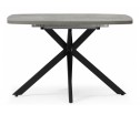 Деревянный стол Кортез 32 116(160)x77 раздвижной цемент / черный в Набережных Челнах