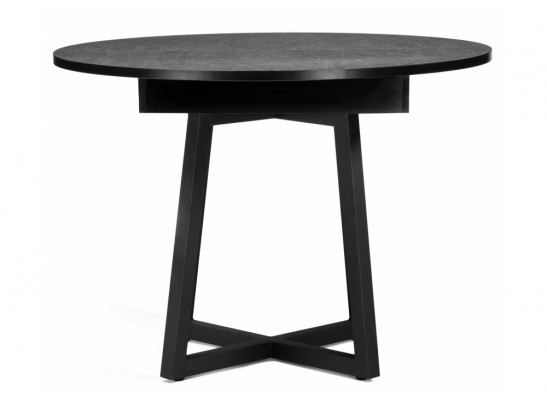 Деревянный стол Регна черный / черный каркас в Набережных Челнах