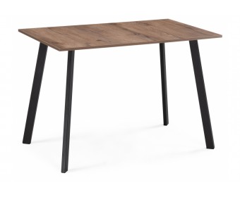 Деревянный стол Ремли 110х67х76 дуб галифакс табак / черный
