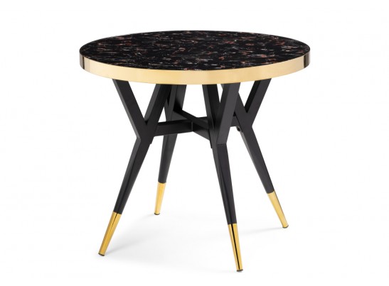 Стол Selina 80х72 black / gold в Набережных Челнах