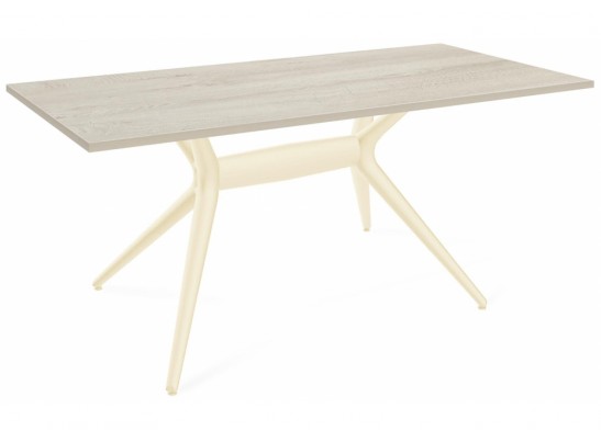 Деревянный стол SHT-TU30-2/TT 120/80 бежевый / дуб беленый в Набережных Челнах