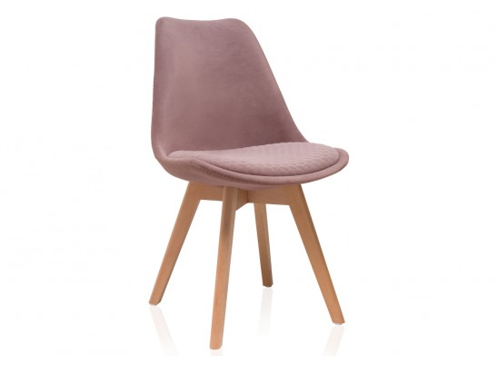 Деревянный стул Bonuss light purple / wood в Набережных Челнах