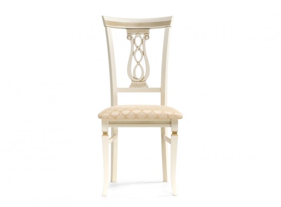 Деревянный стул Флавиан слоновая кость / золото в Набережных Челнах