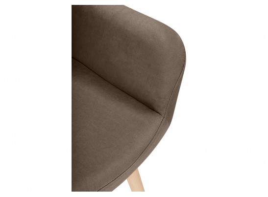 Деревянный стул Флюид коричневый (glory 08) / светлое дерево в Набережных Челнах