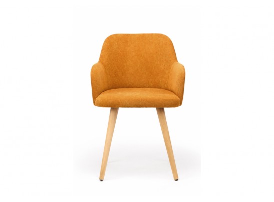 Деревянный стул Инфини 360 терракота (ocean 015) / светлое дерево в Набережных Челнах