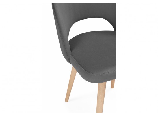 Деревянный стул Курбис темно-серый (zd 995) / светлое дерево в Набережных Челнах