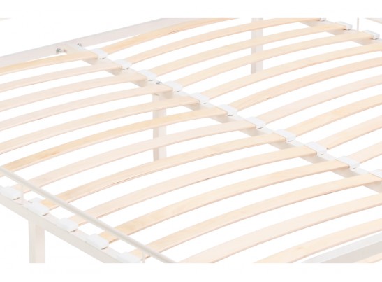 Двуспальная кровать Рейк 160х200 белая в Набережных Челнах