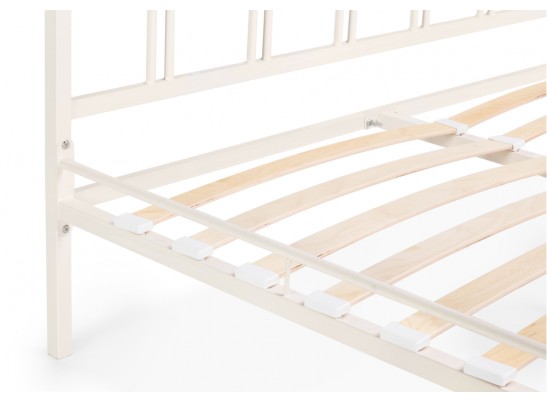 Двуспальная кровать Рейк 160х200 белая в Набережных Челнах