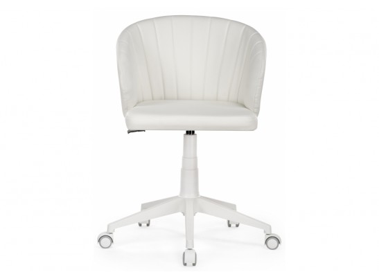 Компьютерное кресло Пард экокожа белый в Набережных Челнах