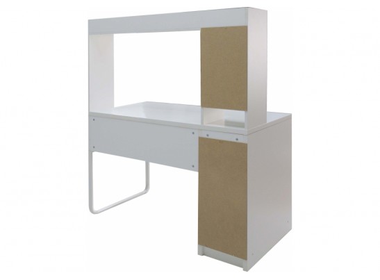Компьютерный стол Сити-12 белый шелк в Набережных Челнах