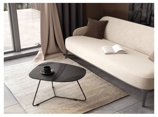 Журнальный столик SHT-CT52-2 сонора / черный муар в Набережных Челнах