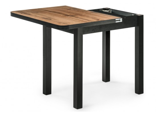 Обеденная группа Мирана черный крокодил / черный / дуб вотан в Набережных Челнах