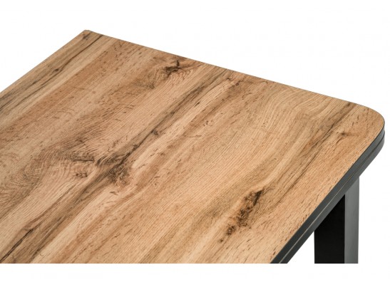 Обеденная группа Мирана черный крокодил / черный / дуб вотан в Набережных Челнах