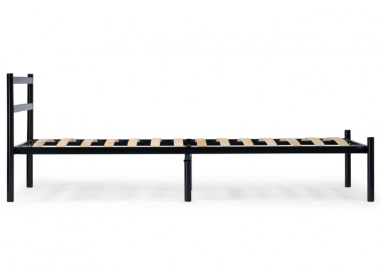 Односпальная кровать Фади 90х200 черная в Набережных Челнах