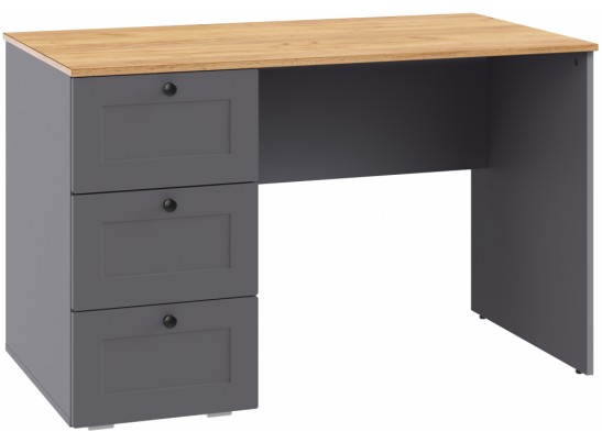 Письменный стол Опра серый графит / дуб золотой craft в Набережных Челнах