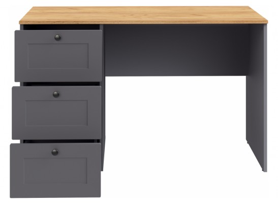 Письменный стол Опра серый графит / дуб золотой craft в Набережных Челнах