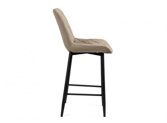 Полубарный стул Баодин Б/К бежевый / черный в Набережных Челнах