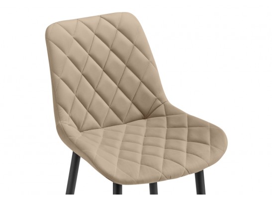 Полубарный стул Баодин Б/К бежевый / черный в Набережных Челнах