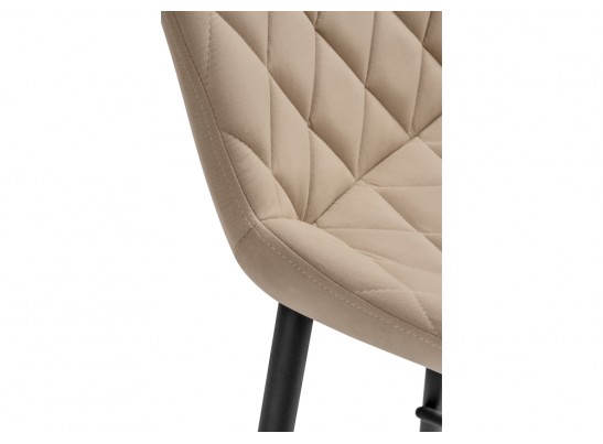 Полубарный стул Баодин Б/К бежевый / черный в Набережных Челнах