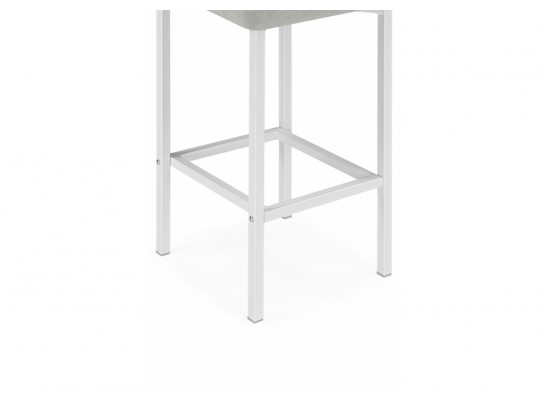 Полубарный стул Лофт мадера 20 / белый матовый в Набережных Челнах