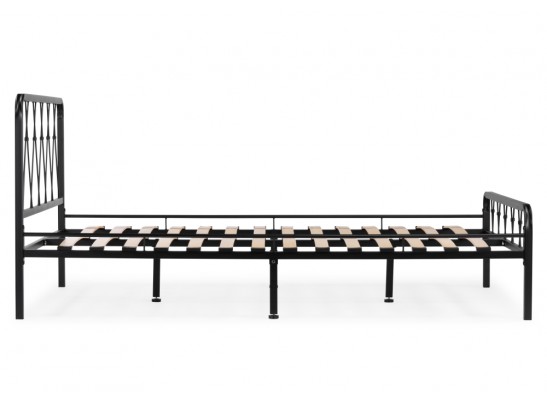 Полутораспальная кровать Иоханна 18 140х200 черная в Набережных Челнах