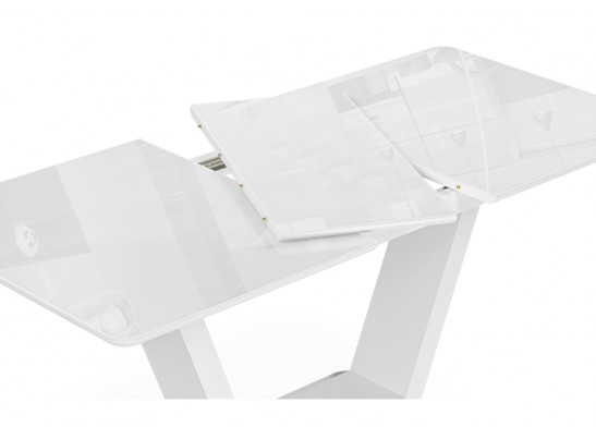 Стол Иматра 140(180)х80х75 белый / белая шагрень в Набережных Челнах