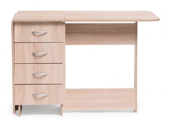 Стол-книжка Глория 606 М 182,2х78х75 с ящиками дуб сонома в Набережных Челнах