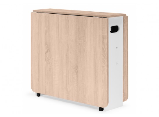 Стол-книжка Стим белый / дуб сонома в Набережных Челнах