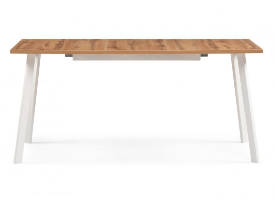Деревянный стол Колон Лофт 120(160)х75 дуб крафт золотой / белый матовый в Набережных Челнах