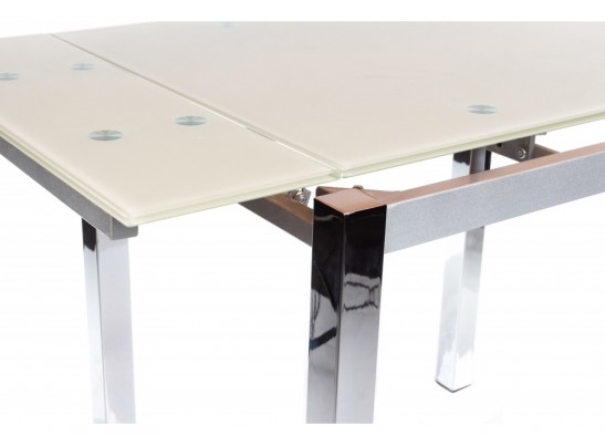Стол раскладной TB017-26 бежевый / хром в Набережных Челнах