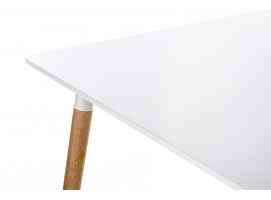 Стол Table 120х80х73 white / wood в Набережных Челнах Стол Table 120х80х73 white / wood в Набережных Челнах