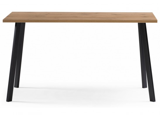 Стол Тринити Лофт 120 дуб крафт золотой / черный матовый в Набережных Челнах