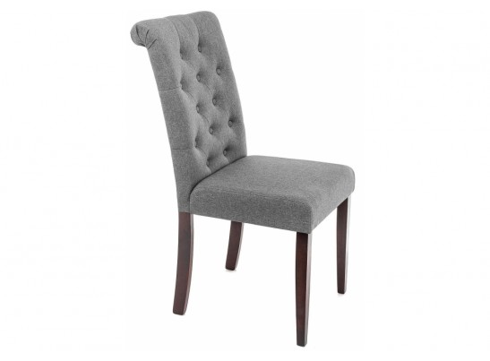 Стул Amelia dark walnut / fabric grey в Набережных Челнах
