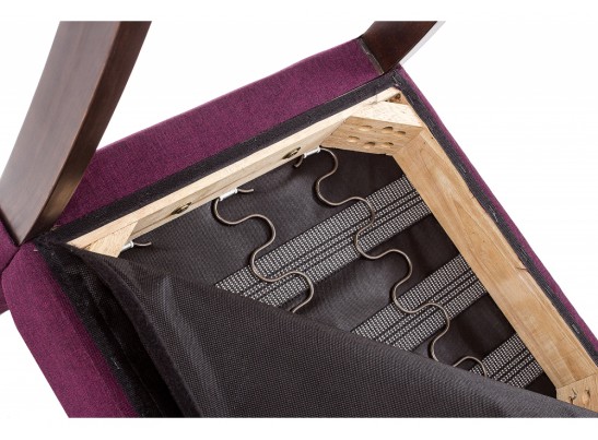 Стул Amelia dark walnut / fabric purple в Набережных Челнах