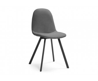 Стул на металлокаркасе Агот темно-серый / черный