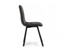 Стул на металлокаркасе Bruk dark gray / black в Набережных Челнах