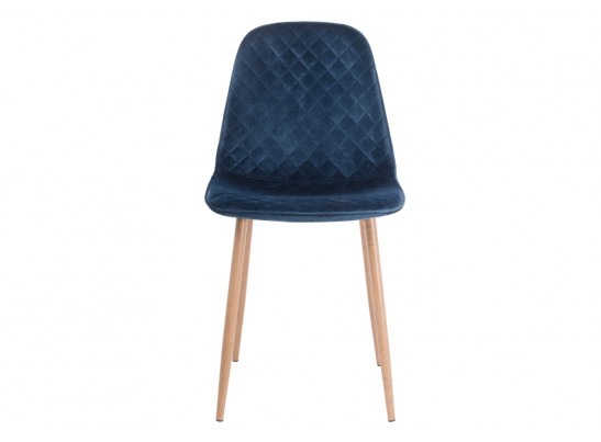 Стул на металлокаркасе Capri dark blue / wood в Набережных Челнах