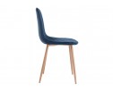 Стул на металлокаркасе Capri dark blue / wood в Набережных Челнах