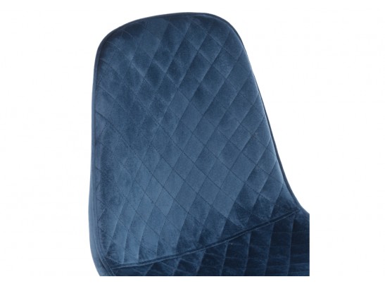 Стул на металлокаркасе Capri dark blue / wood в Набережных Челнах