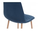 Стул на металлокаркасе Capri dark blue / wood в Набережных Челнах
