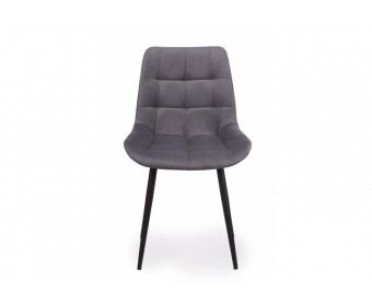 Стул на металлокаркасе Челси 360 К темно-серый (zd 995) / черный