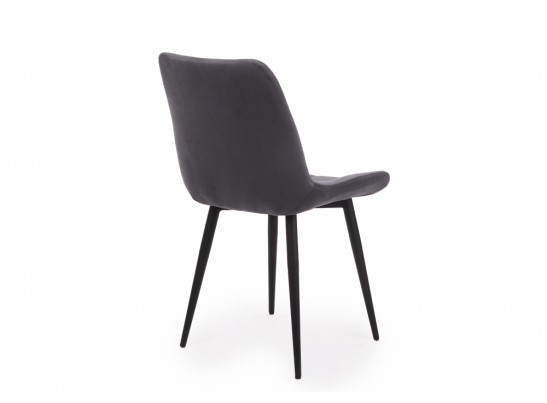 Стул на металлокаркасе Челси 360 К темно-серый (zd 995) / черный в Набережных Челнах