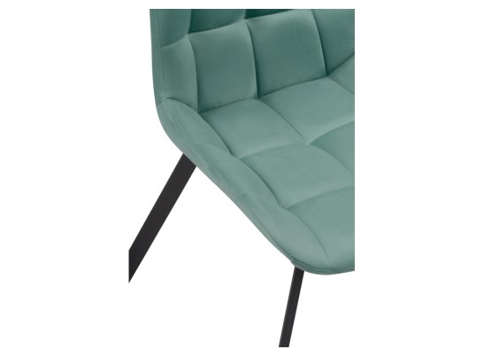 Стул на металлокаркасе Челси бирюзовый / черный в Набережных Челнах