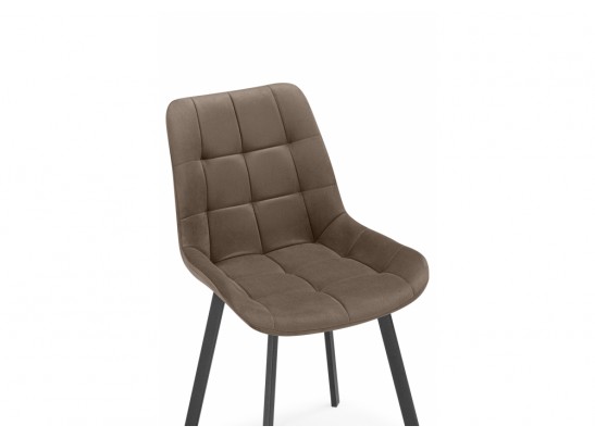 Стул на металлокаркасе Челси П коричневый (zd 233) / черный в Набережных Челнах