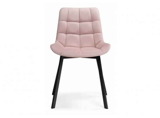Стул на металлокаркасе Челси розовый / черный в Набережных Челнах