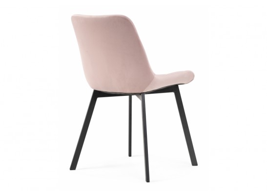 Стул на металлокаркасе Челси розовый / черный в Набережных Челнах