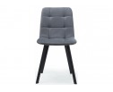 Стул на металлокаркасе Чилли темно-серый / черный