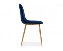 Стул на металлокаркасе Dabl dark blue / gold в Набережных Челнах