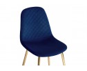 Стул на металлокаркасе Dabl dark blue / gold в Набережных Челнах