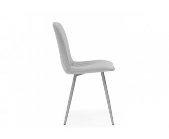 Стул на металлокаркасе Дани светло-серый (zd 960) / серый